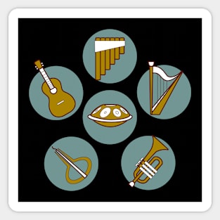 Playing music Sticker